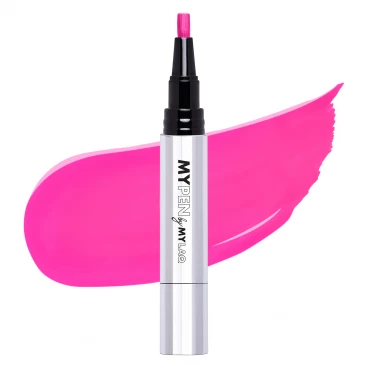 Lakier hybrydowy 3w1 MY PEN by MYLAQ My Easy Neon Magenta